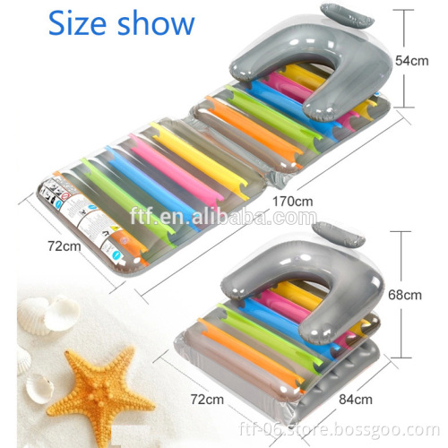brand promotion factory price overwater inflatable mattress,Inflatable water deck chair